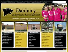 Tablet Screenshot of danburyisd.org